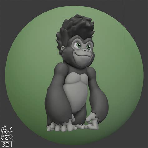 Terk from Disney Tarzan - Finished Projects - Blender Artists Community