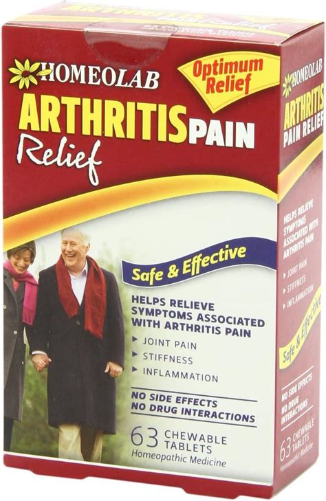 Homeolab USA Arthritis Relief Tablets 90 Chewable Tablets