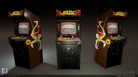 ArtStation - "Joust" Vintage Arcade Cabinet, Ty Jontz