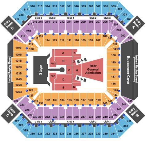 Raymond James Stadium Seating Chart & Maps - Tampa