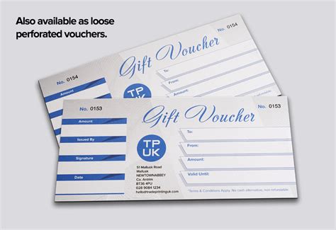 GIFT VOUCHER printing from £25 | Gift Voucher Books - Worksheets Library