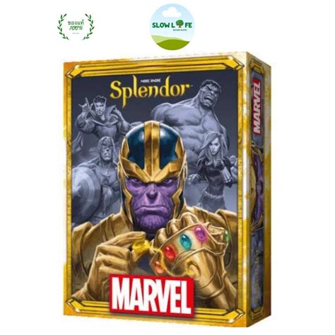 Splendor Marvel board game บอร์ดเกม ของแท้ - slowlifeboardgame - ThaiPick