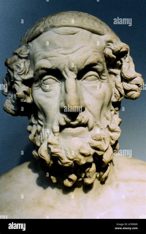 Homer Greek Greece Odyssey Iliad poet Stock Photo - Alamy