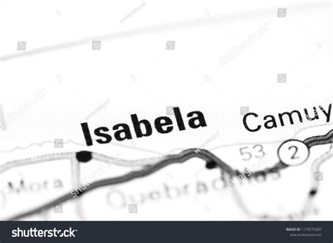 Isabela Puerto Rico On Map Stock Photo 1179575587 | Shutterstock