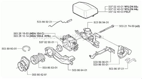 Husqvarna 340 Chainsaw Parts Diagram | Reviewmotors.co