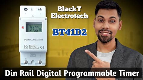Blackt Electrotech BT41D Programmable Automatic Digital Display Timer Switch For Motor, Lights ...