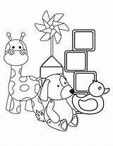 Kids Coloring Pages Of Toys sketch template