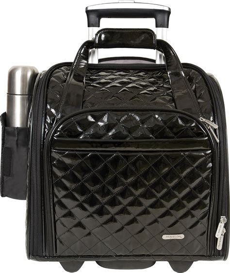 Travelon Luggage Wheeled Underseat Carry-On with Back-Up Bag in Quilted ...