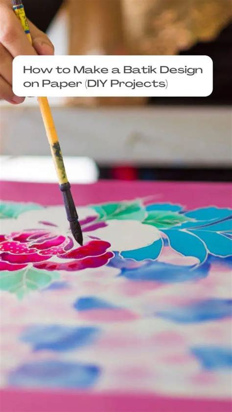 How to Make a Batik Design on Paper (DIY Projects)