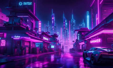 Gamer City At Night by AllyShifter on DeviantArt