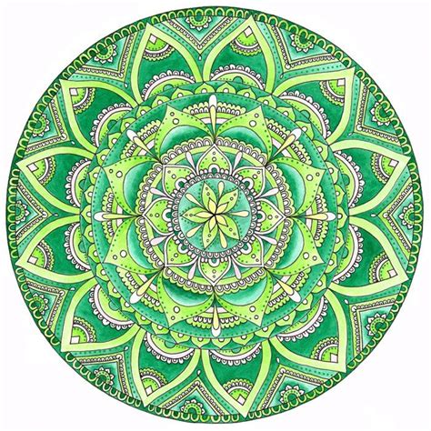 Anahata - Heart Chakra Mandala - Original Artwork Sticker by Mandala ...