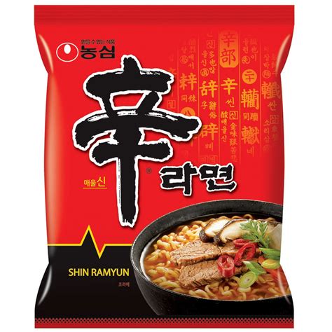 [Korean Ramen] Nongshim Shin Ramen 120g (Spicy Korean Instant Noodle ...