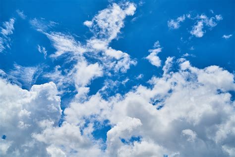 Free photo: Clouds - Blue, Cloudscape, Contrast - Free Download - Jooinn