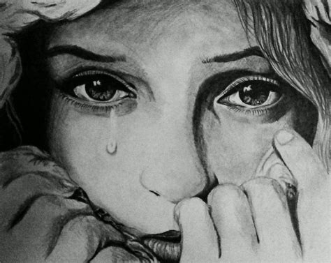 Sad Drawings Of People Crying - PEOPLESE