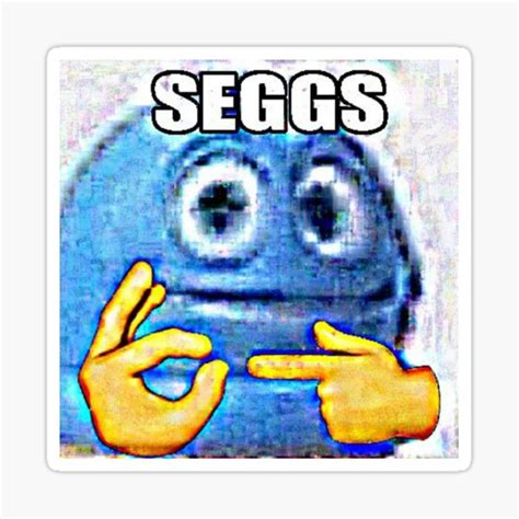 "Seggs Seggs" Sticker for Sale by KezoDesg | Redbubble