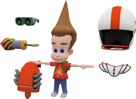 Jimmy Neutron (Nicktoons Unite) Model by CRASHARKI on DeviantArt