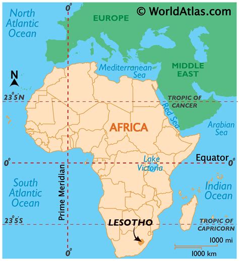 Lesotho Maps & Facts - World Atlas