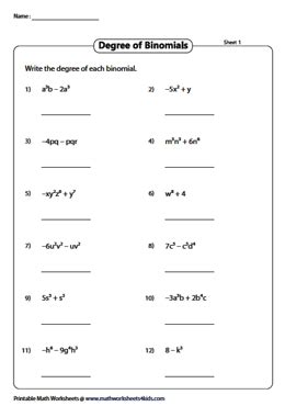 ClimbingNoob: Monomial Binomial Trinomial Polynomial Constant