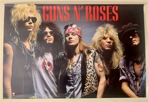 GUNS N' ROSES Promo Poster Appetite for Destruction - Etsy