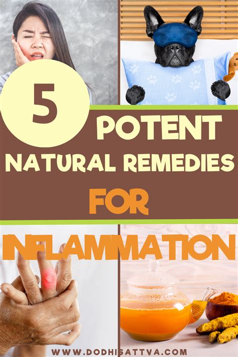 5 Potent Natural Remedies For Inflammation| in 2024 | Inflammation ...