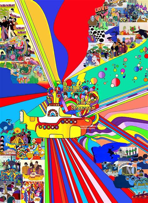 Beatles Yellow Submarine Wallpaper - WallpaperSafari