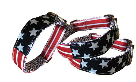 Flag dog collar american flag dog collar | Etsy