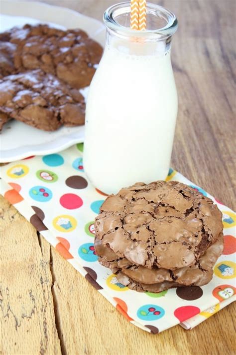 Chocolate Volcano Cookies - Miss in the Kitchen