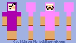 Pink Sheep and Purple shep Minecraft Skin