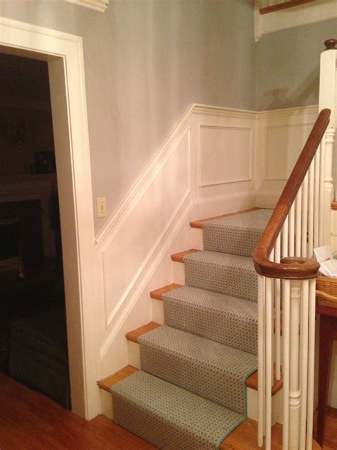 New wainscoting in foyer staircase Foyer Staircase, Stairs, Foyer Paint, Wainscoting, Entryway ...