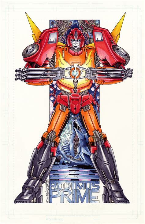 Comics Forever, Behold! Rodimus Prime! // artwork by Alex Milne...