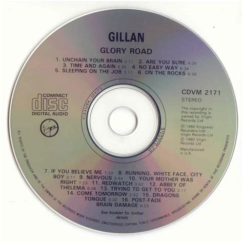 Glory Road - Ian Gillan mp3 buy, full tracklist