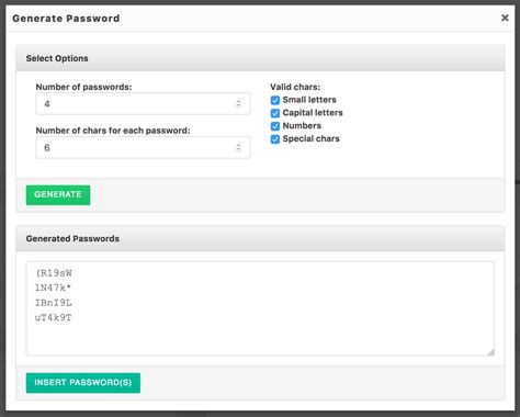 Password Generator - WordPress Download Manager