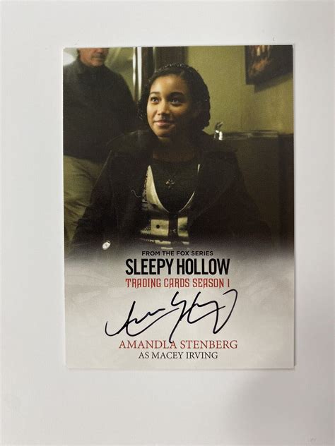 2015 Cryptozoic Sleepy Hollow Season 1 Amandla Stenberg As Macey Irving ...