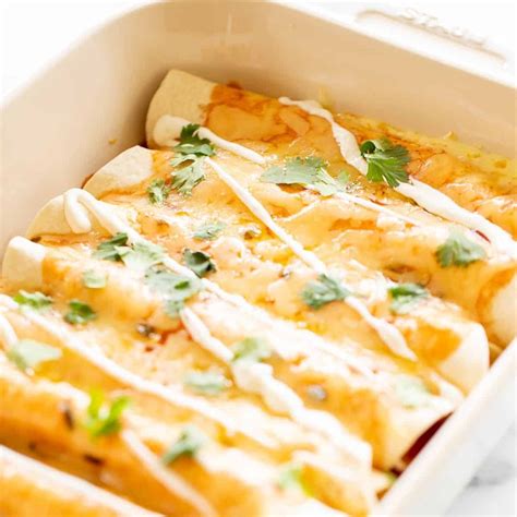 Three Ingredient Cheese Enchiladas | Julie Blanner