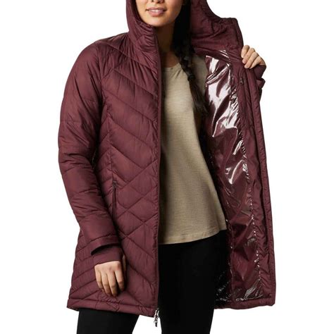 Columbia Women's Heavenly Long Winter Jacket - Malbec - M - Malbec M ...