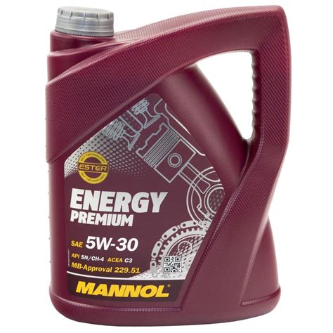 MANNOL Engine oil 5W-30 Energy Premium API SN 2 X 5 liters buy on, 49,95