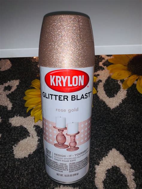 Krylon Rose Gold Glitter Spray Paint - Property & Real Estate for Rent