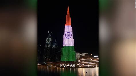 Message of hope: Burj Khalifa dressed with Indian flag amid second wave ...