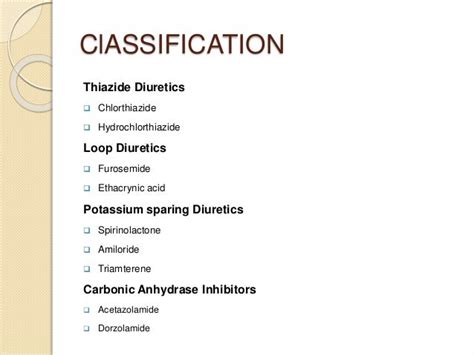 Diuretics