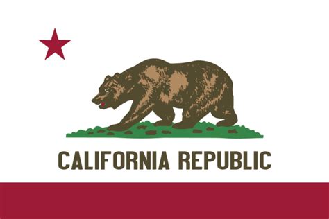Free photograph; state, flag, California, republic