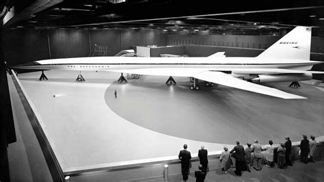 Boeing 2707 SST (Supersonic Transport) mock-up at the Boeing ...