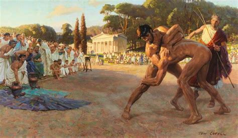 tom lovell art art - Google Search | Ancient olympics, Ancient greek olympic games, Ancient ...