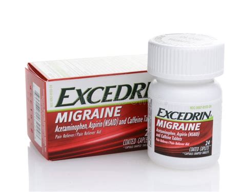 Excedrin Migraine Horizontal Editorial Photo - Image of white, drug: 184661416