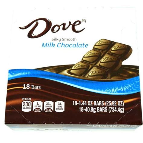 Dove Bar Silky Smooth Milk Chocolate 1.44oz - 18ct – I Got Your Candy