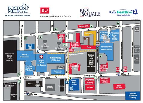 Boston Medical Center Campus Map | US States Map