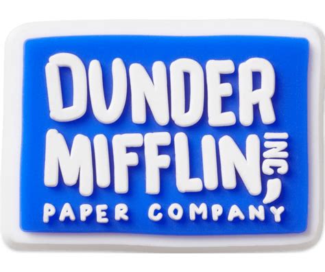 The Office Dunder Mifflin Logo Jibbitz™ charms - Crocs The Office, Dunder Mifflin, Paper ...