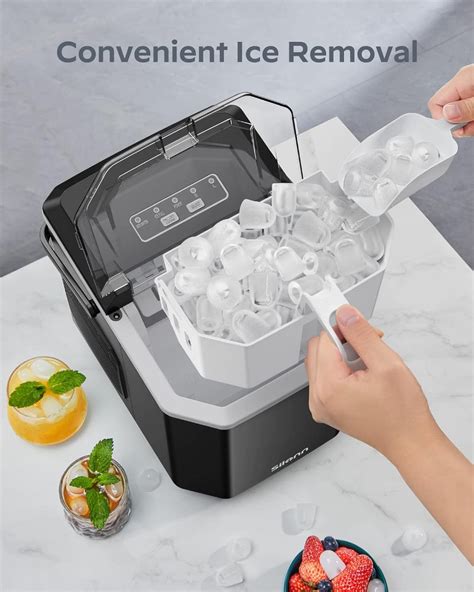 Countertop Bullet Ice Maker with Handle (26 Lbs) – Silonn