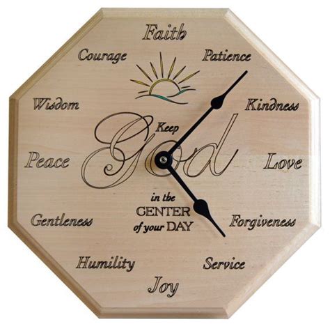 The God Clock - Etsy Canada | Clock, Clocks quotes, Wood clock diy