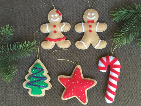 Felt Christmas Tree Ornaments / Felt Christmas Decorations