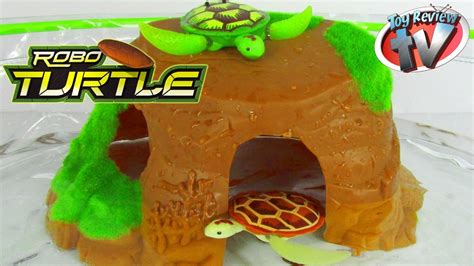 ROBO TURTLE ROCK & BOWL PLAYSET Robotic Pet Toy Review Unboxing Family Video - YouTube